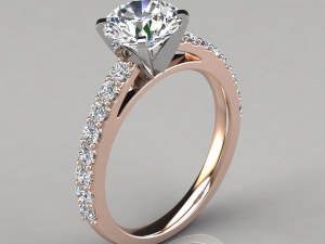 Lab Created Diamond Rings