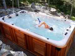 Consider Installing a Beautiful & Relaxing Swim Spa This Year
